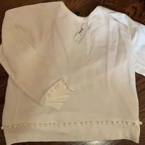 JCREW sweatshirt with bobble details